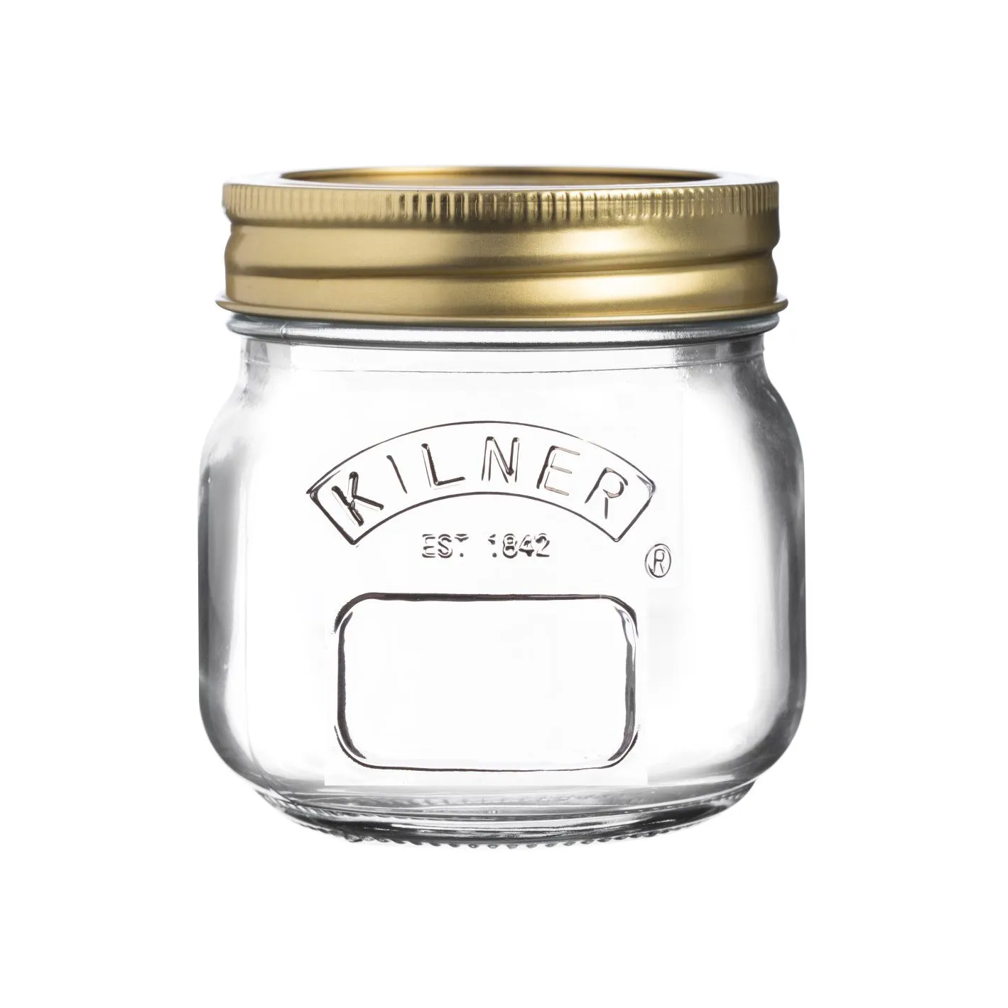 Kilner στρογγυλή κονσέρβα, Διαφανές-χρυσό, 250 ml Kilner