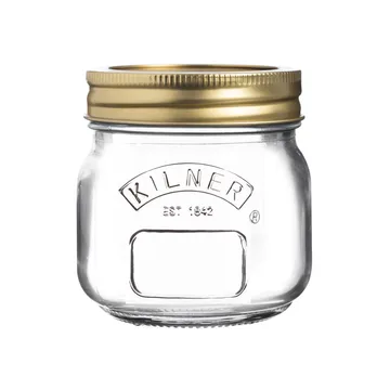 Kilner στρογγυλή κονσέρβα - Διαφανές-χρυσό, 250 ml - Kilner