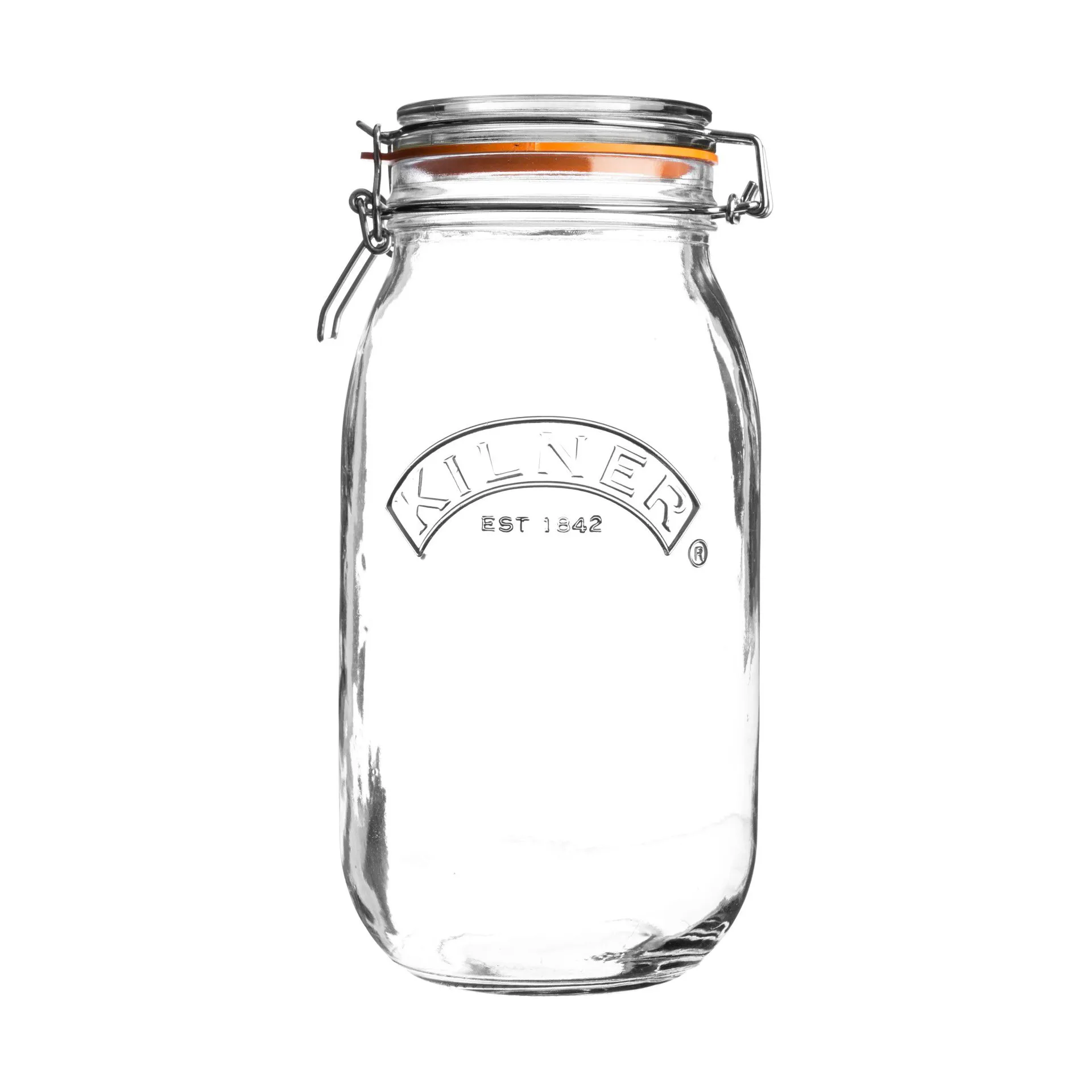 Βάζο Kilner στρογγυλό με κλιπ, Διάφανο, 3 L Kilner
