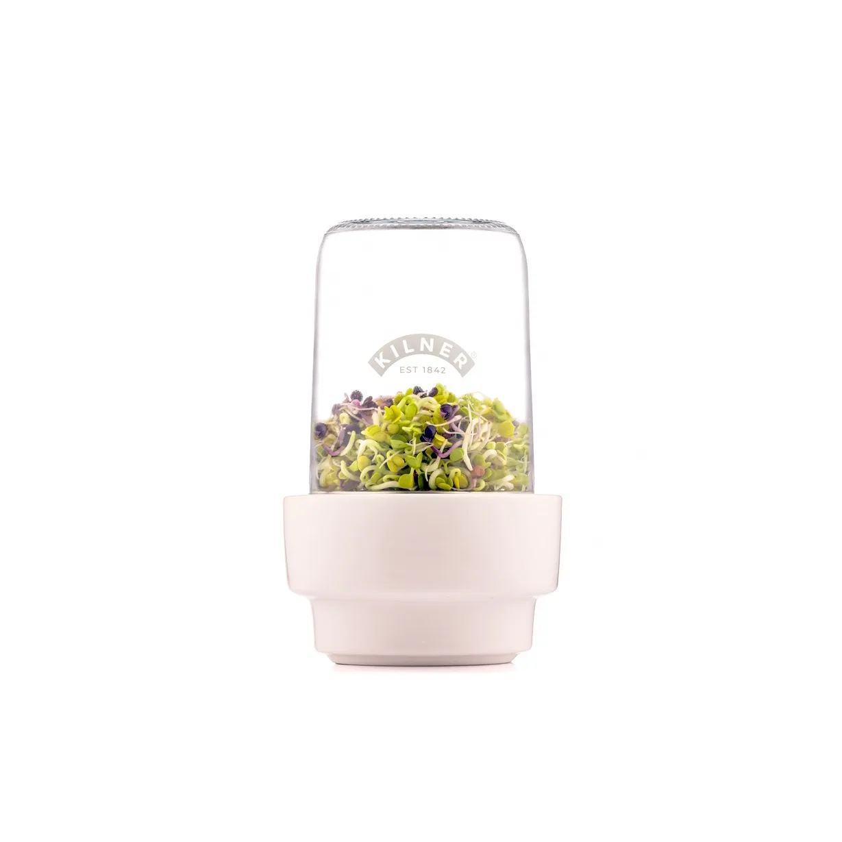 Σετ φύτρωσης Kilner, Διάφανο-λευκό, 500 ml Kilner