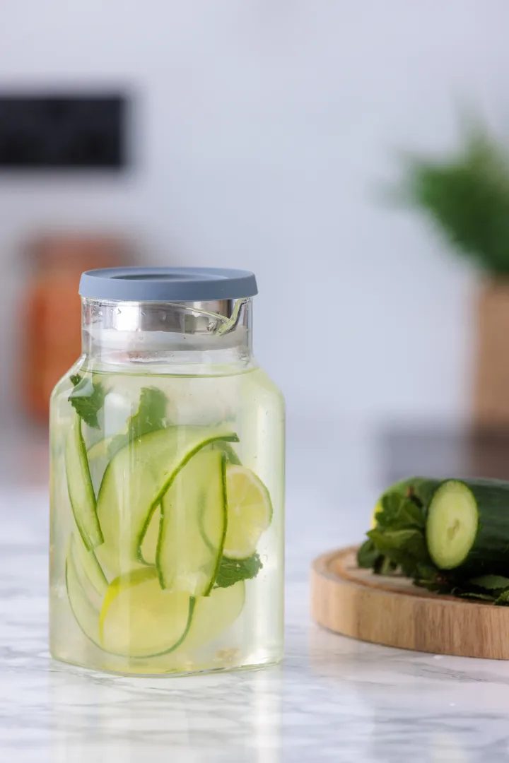 Kilner FRESH κανάτα ψυγείου, Διαφανές-γκρι, 1,2 L Kilner