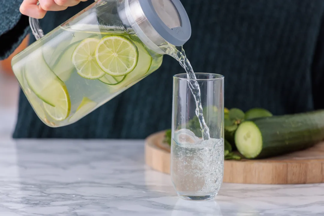 Kilner FRESH κανάτα ψυγείου, Διαφανές-γκρι, 1,2 L Kilner