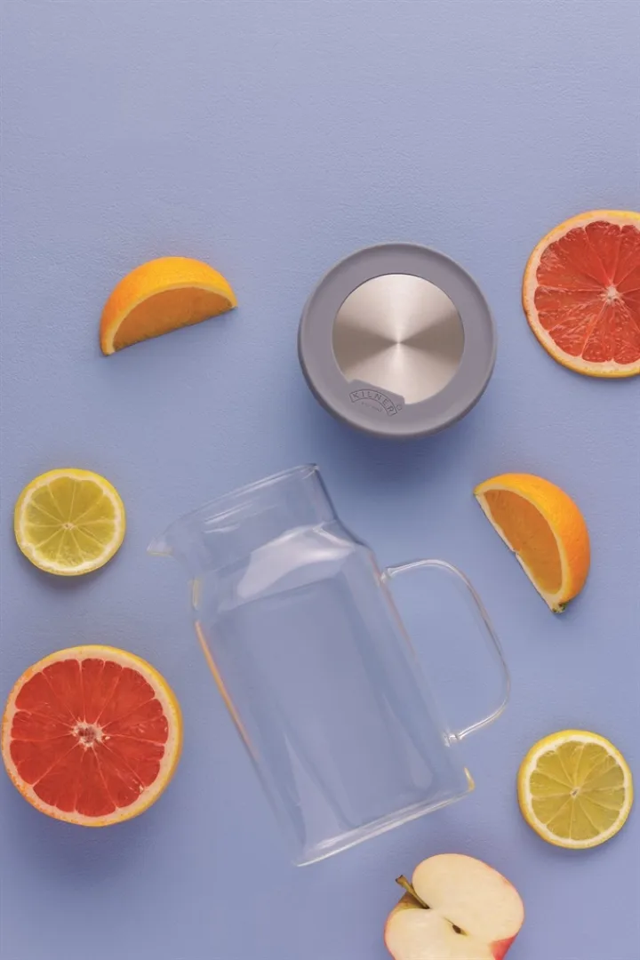 Kilner FRESH κανάτα ψυγείου, Διαφανές-γκρι, 1,2 L Kilner