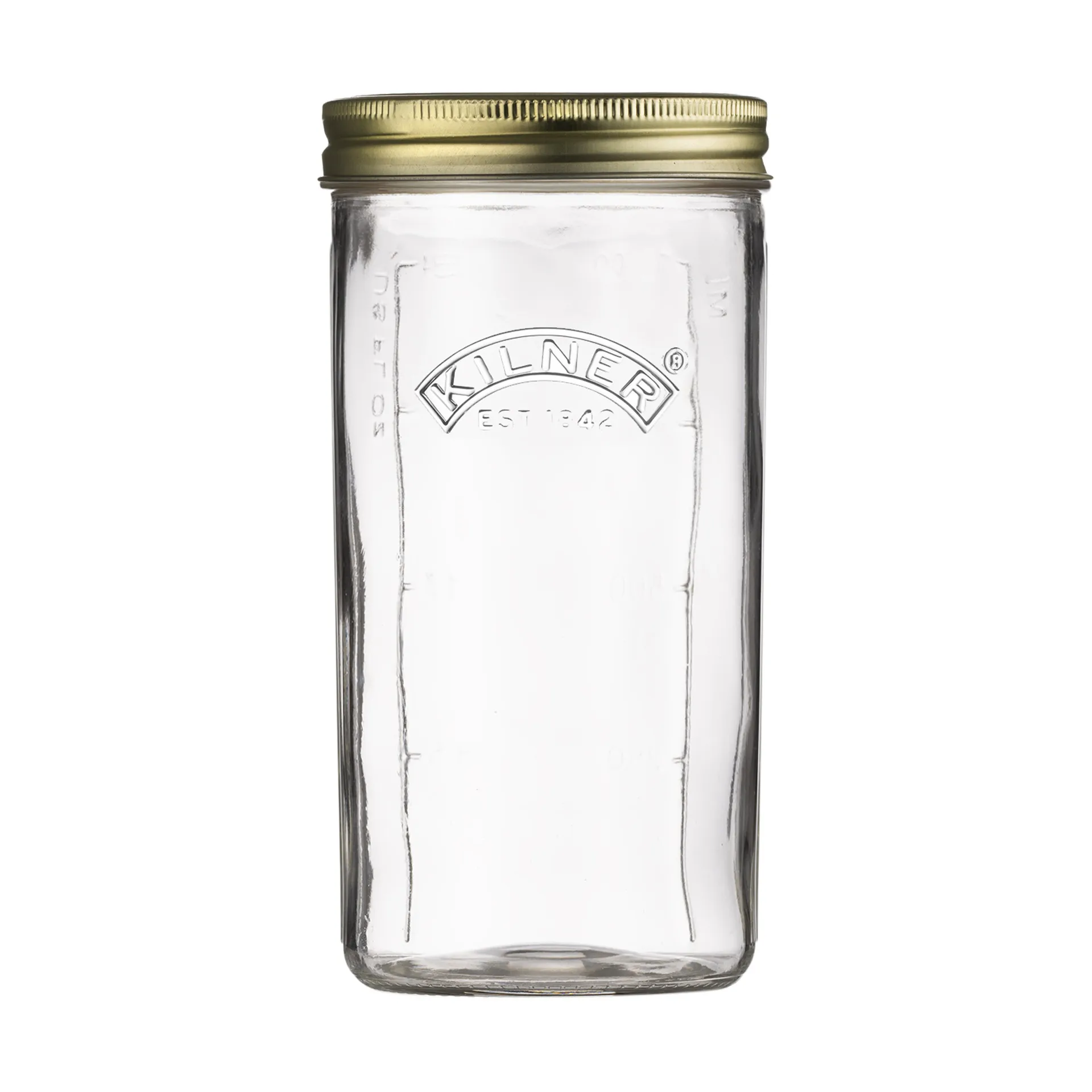 Kilner WIDE κονσερβοκούπα, Διάφανο-χρυσό, 1 L Kilner