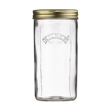 Kilner WIDE κονσερβοκούπα - Διάφανο-χρυσό, 1 L - Kilner