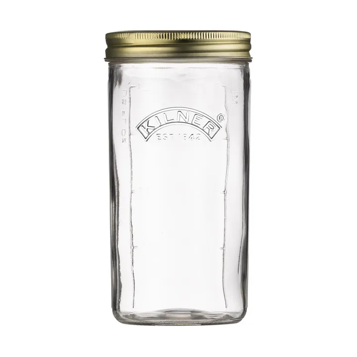 Kilner WIDE κονσερβοκούπα - Διάφανο-χρυσό, 1 L - Kilner