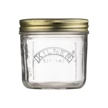 Kilner WIDE κονσερβοκούπα - Διαφανές-χρυσό, 200 ml - Kilner