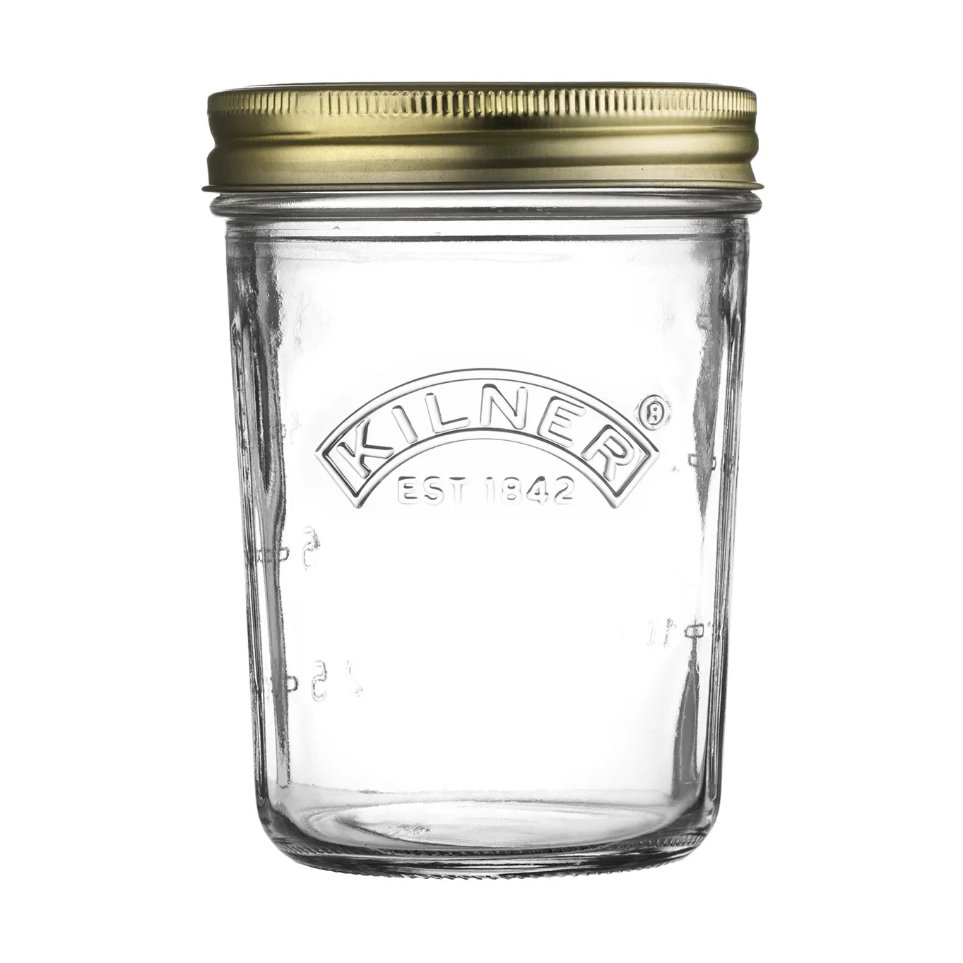 Kilner WIDE κονσερβοκούπα, Διάφανο-χρυσό, 350 ml Kilner