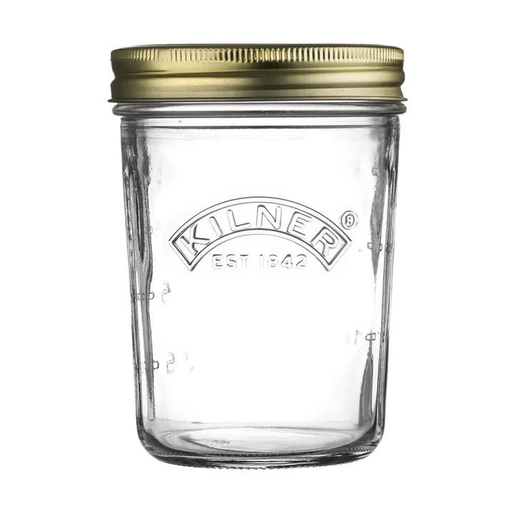 Kilner WIDE κονσερβοκούπα - Διάφανο-χρυσό, 350 ml - Kilner