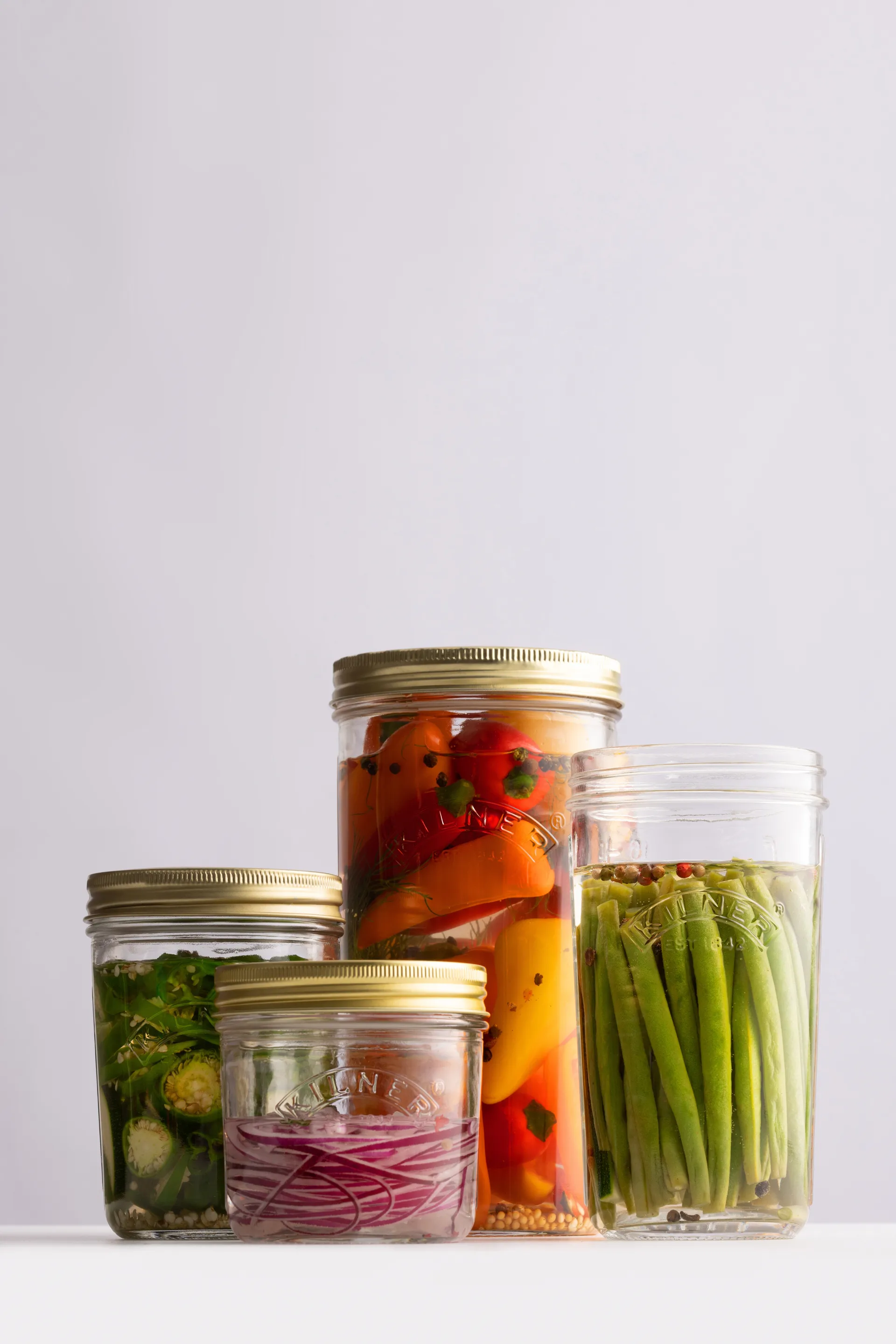 Kilner WIDE κονσερβοκούπα, Διάφανο-χρυσό, 350 ml Kilner