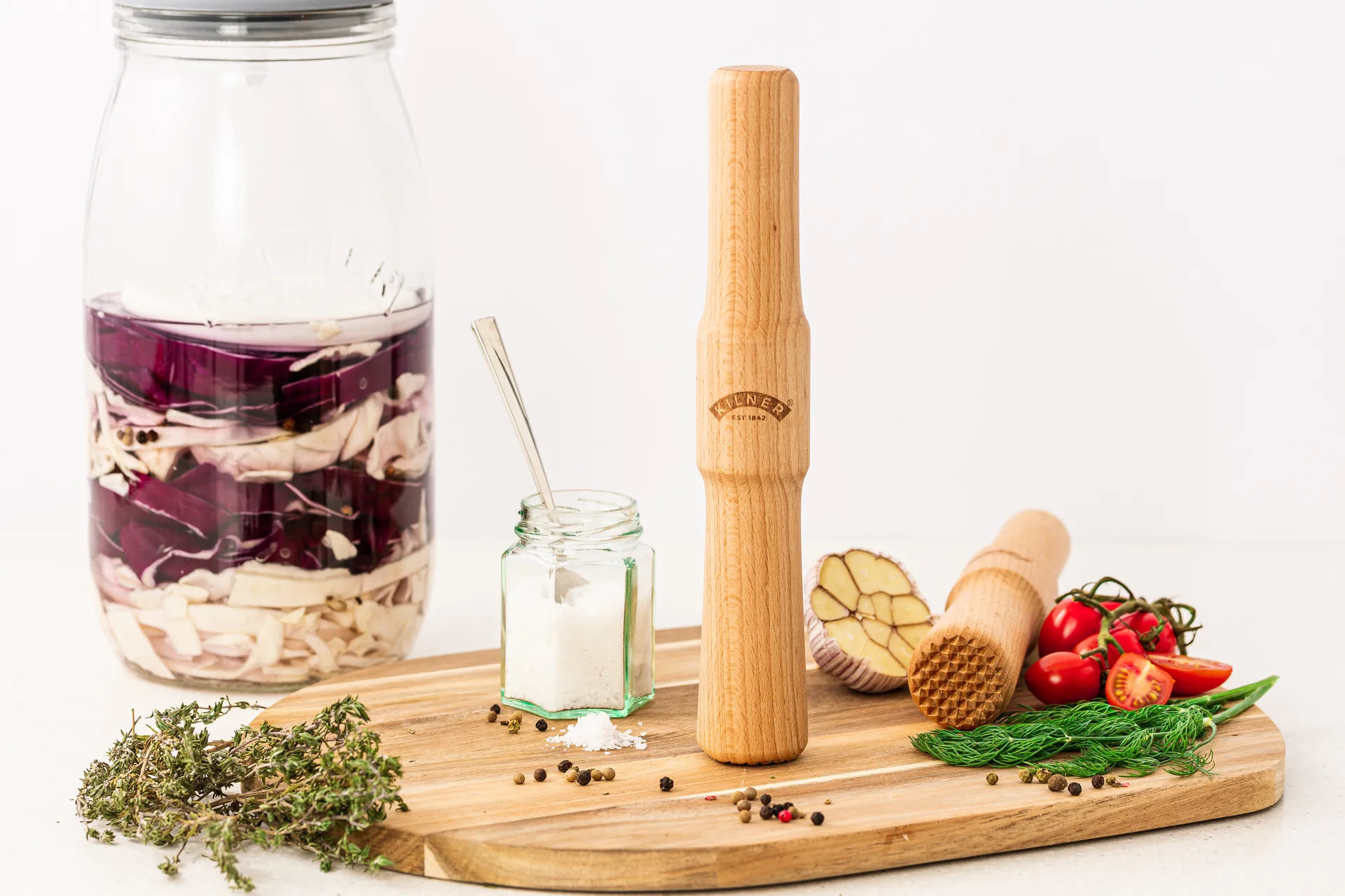 Kilner εργαλείο ζύμωσης, Ανοιχτό ξύλο Kilner