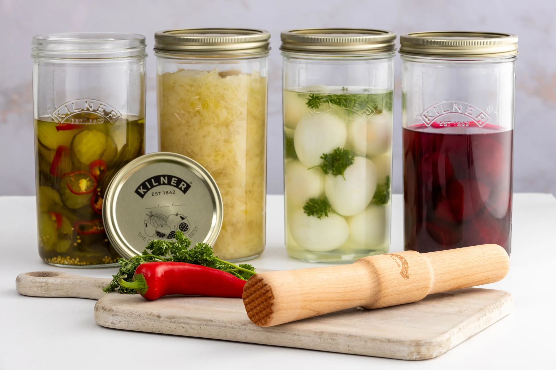 Kilner εργαλείο ζύμωσης, Ανοιχτό ξύλο Kilner