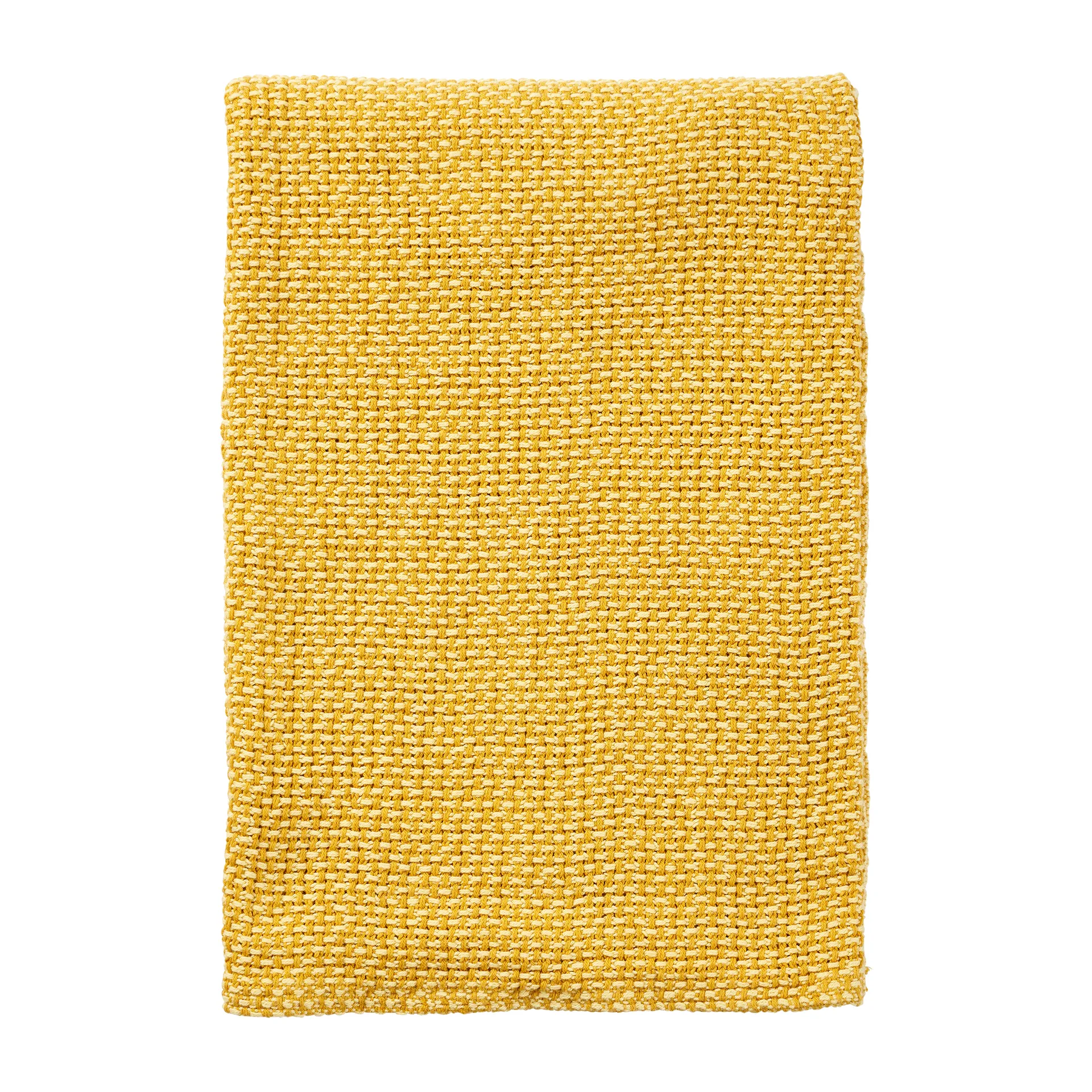 Basket βαμβακερή κουβέρτα 130x180 cm, Κίτρινο Klippan Yllefabrik