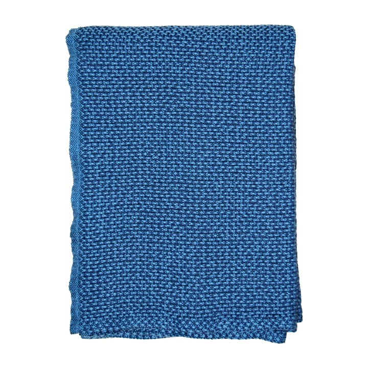 Basket βαμβακερή κουβέρτα 130x180 cm - Μπλε της θάλασσας (μπλε) - Klippan Yllefabrik