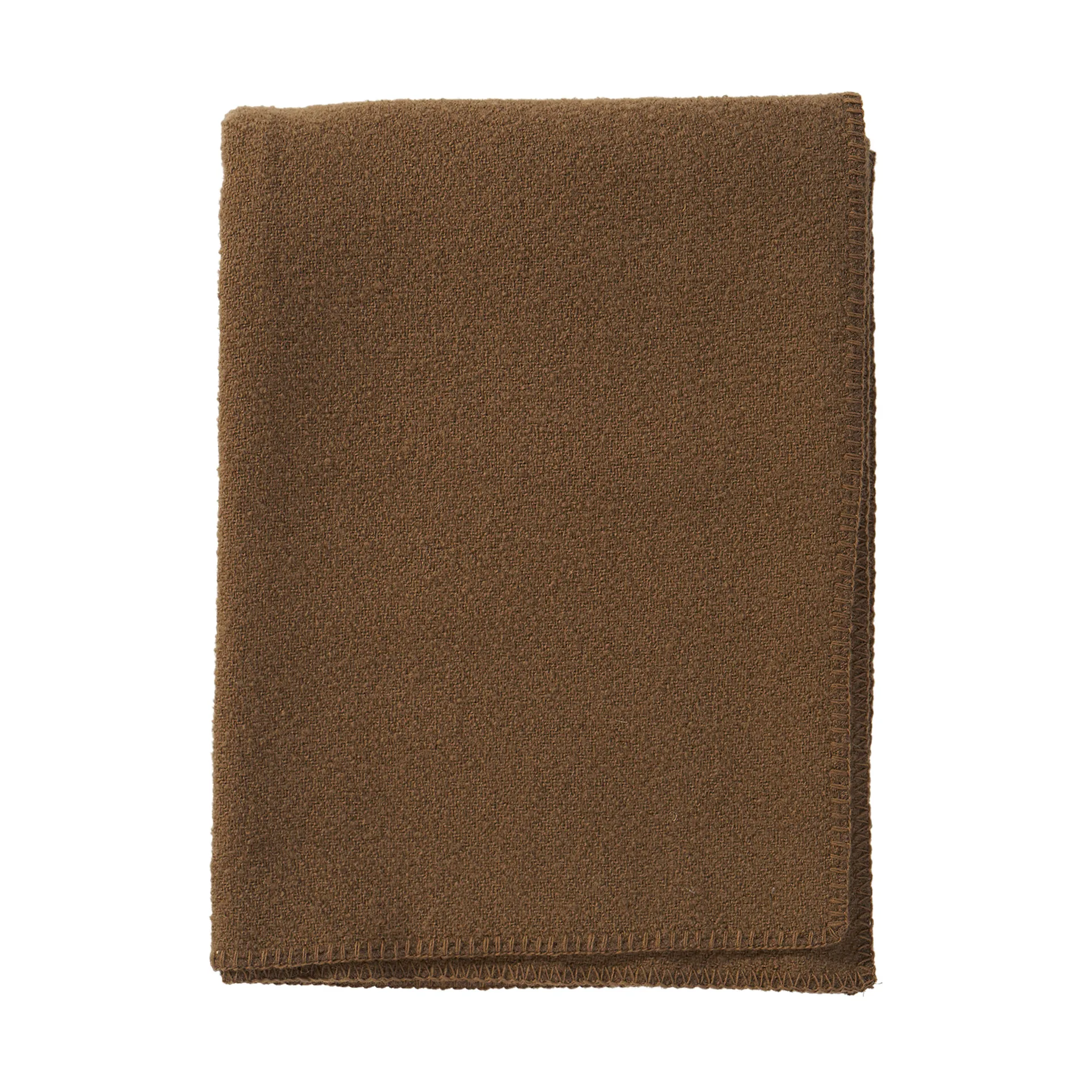 Bouclé μάλλινη κουβέρτα 140x200 εκ., Mocha mousse Klippan Yllefabrik