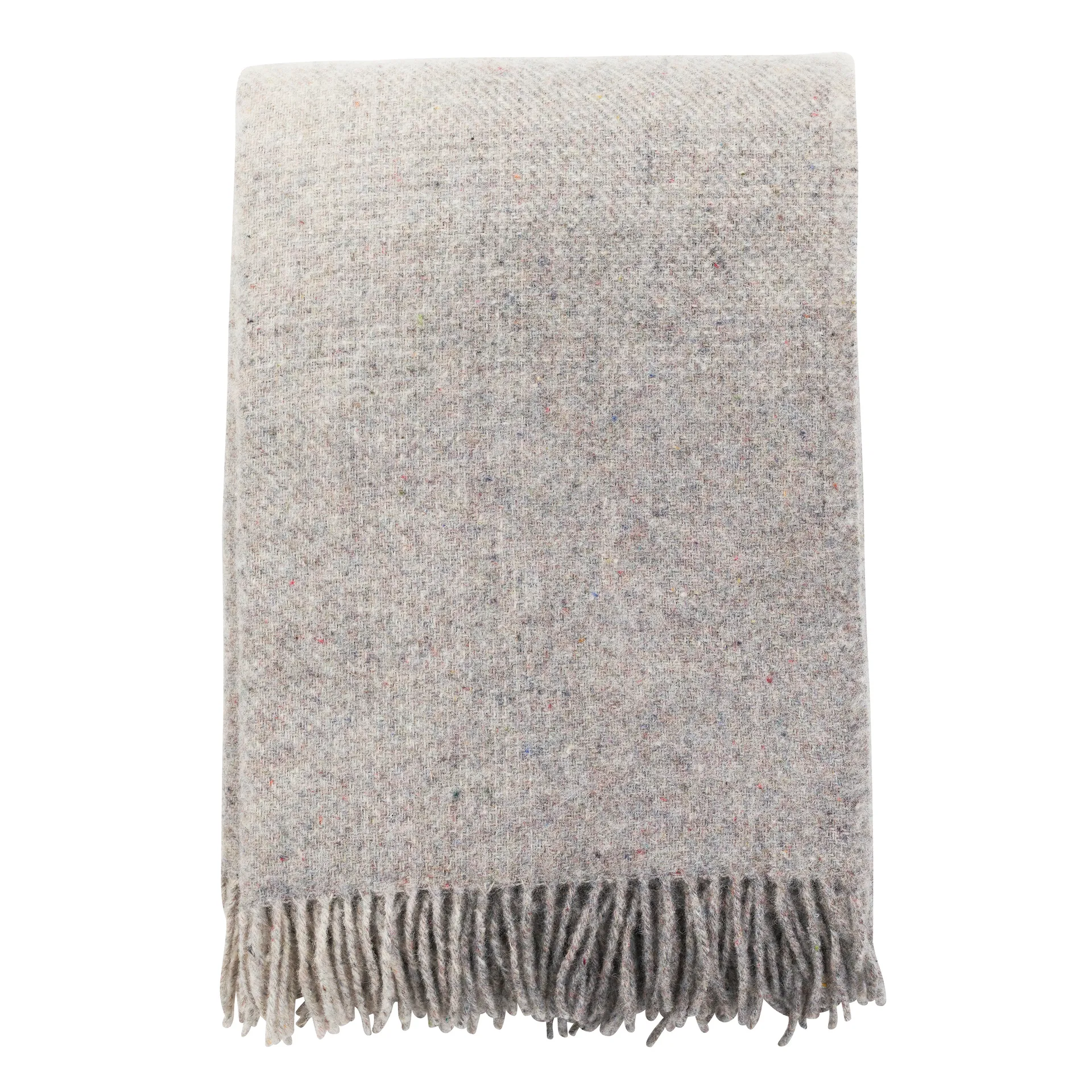 Burst μάλλινο ριχτάρι, γκρι Klippan Yllefabrik