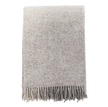 Burst μάλλινο ριχτάρι - γκρι - Klippan Yllefabrik