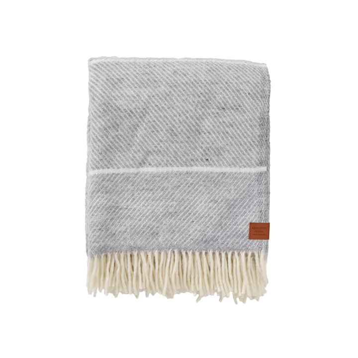 Frank μάλλινη κουβέρτα 130x200 εκ. - Grey - Klippan Yllefabrik