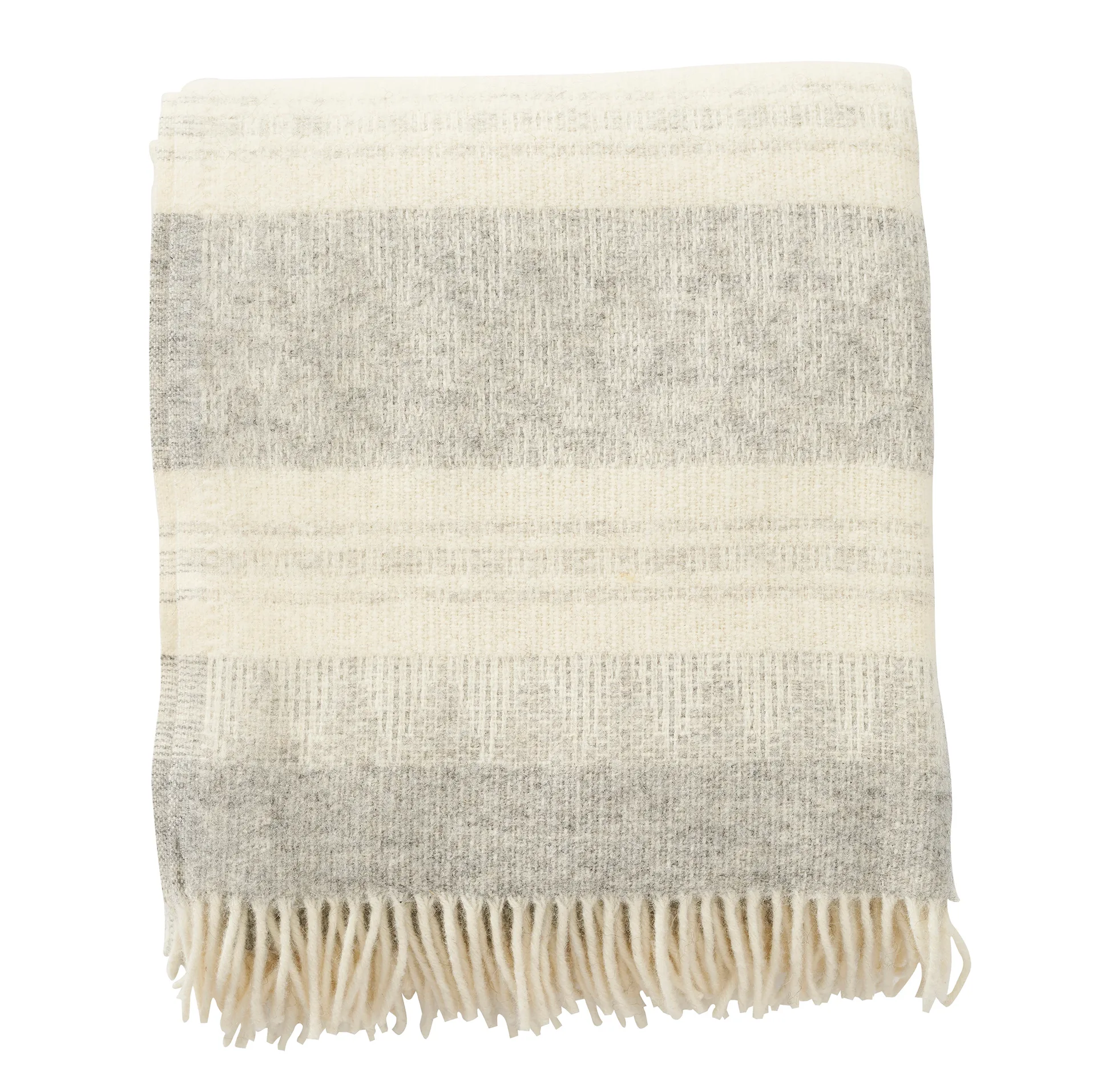 Freja μάλλινο ριχτάρι, γκρι Klippan Yllefabrik