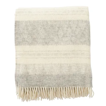 Freja μάλλινο ριχτάρι - γκρι - Klippan Yllefabrik