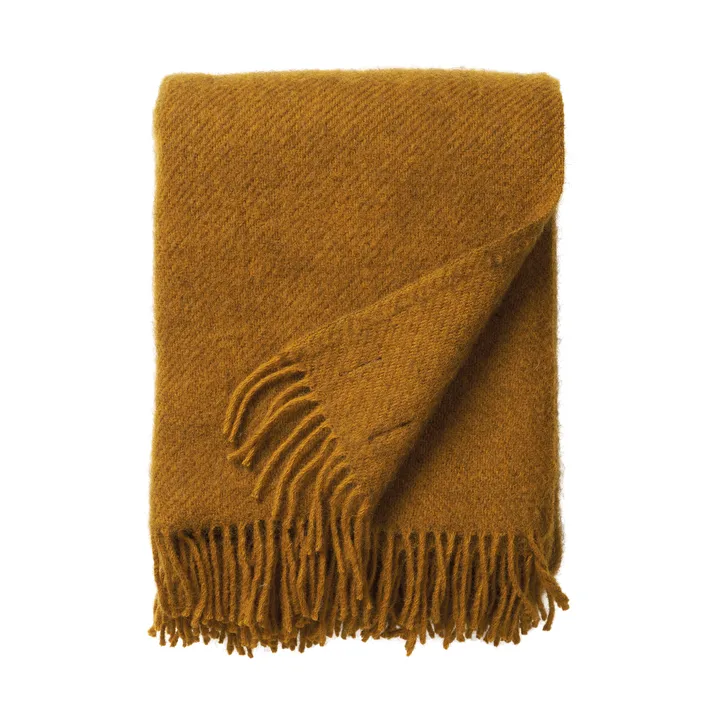 Gotland μάλλινο ριχτάρι 130x200 εκ. - Brown - Klippan Yllefabrik