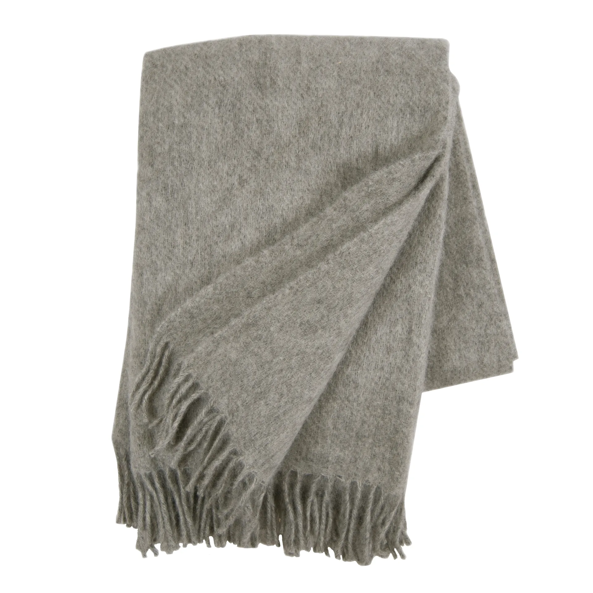 Gotland μάλλινο ριχτάρι 130x200 cm, φυσικό γκρι Klippan Yllefabrik