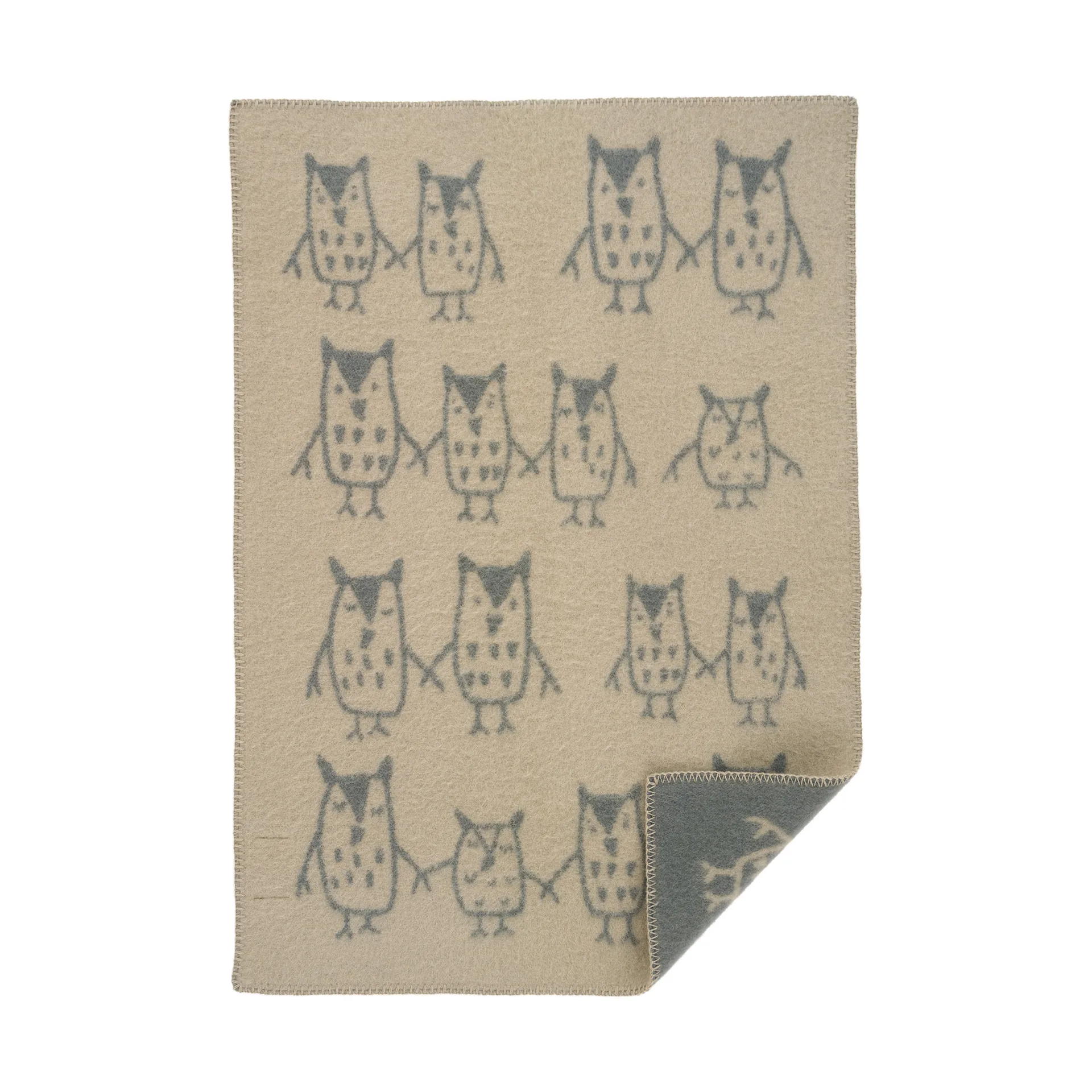 Hand in hand παιδική κουβέρτα 65x90 εκ., Greige Klippan Yllefabrik