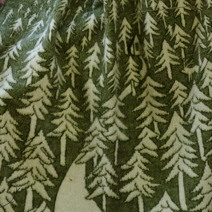 House in the Forest μάλλινη κουβέρτα, πράσινο Klippan Yllefabrik