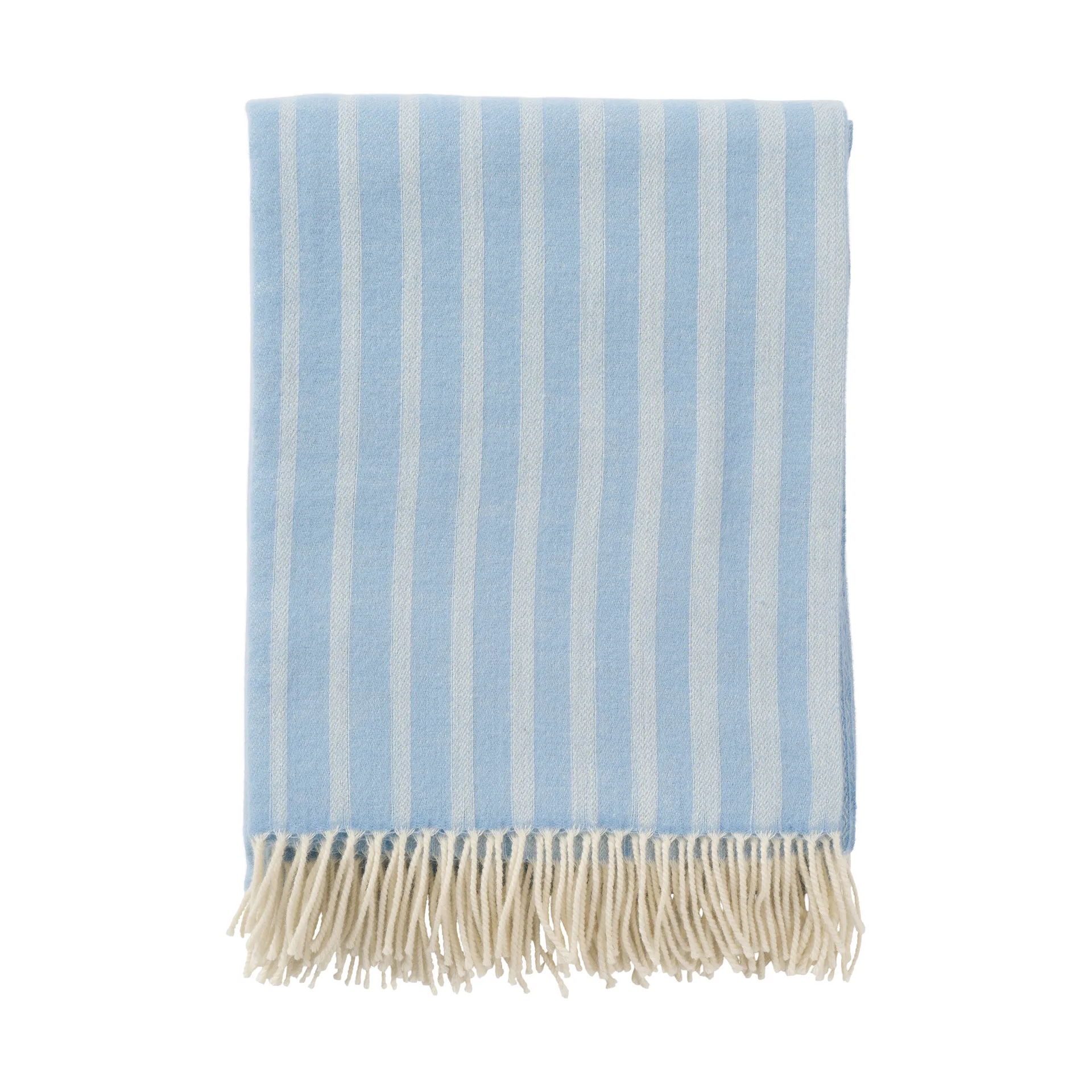 Irregular stripes μάλλινη κουβέρτα με ακανόνιστες ρίγες, Infinity blue, 130x200 εκ. Klippan Yllefabrik