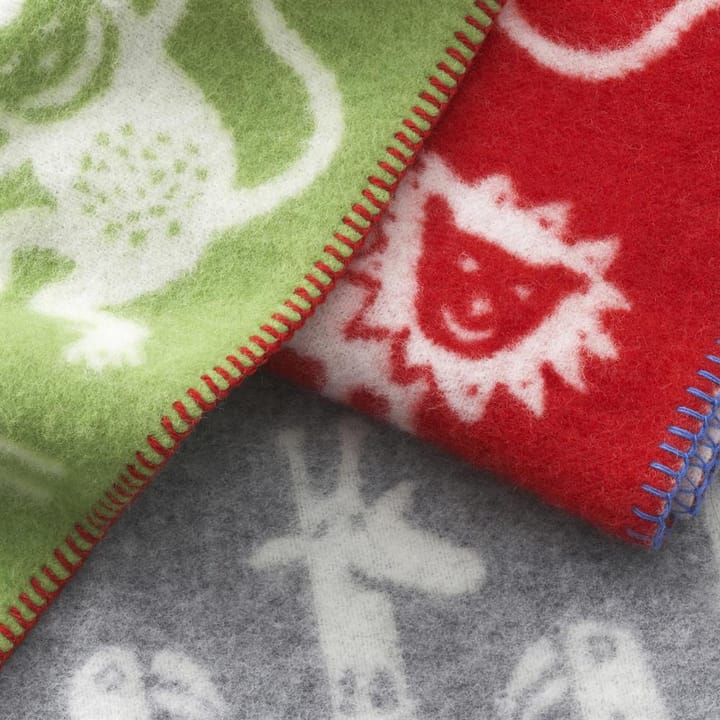 Jungle μάλλινη κουβέρτα - γκρι - Klippan Yllefabrik