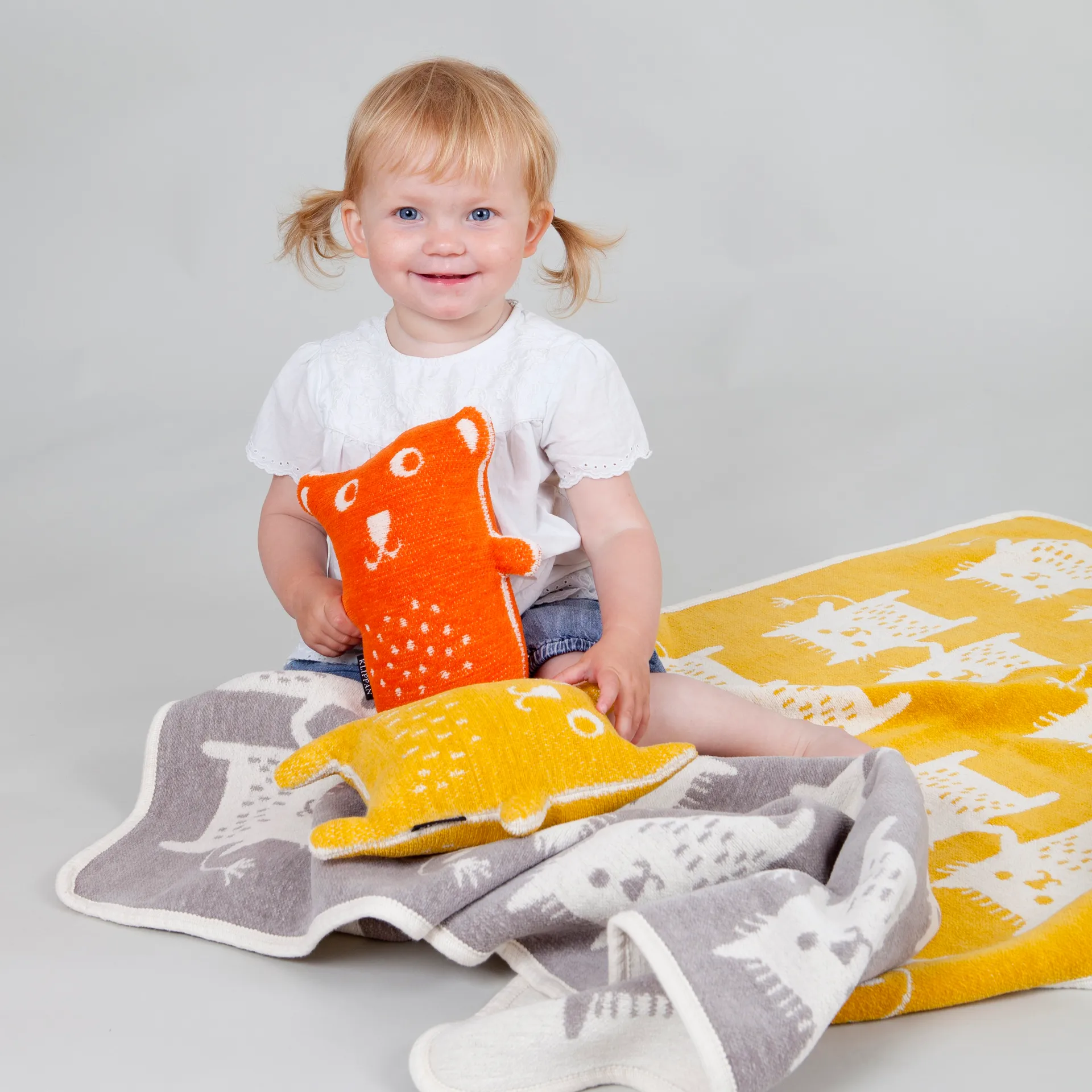 Little bear λούτρινο παιχνίδι, κίτρινο Klippan Yllefabrik