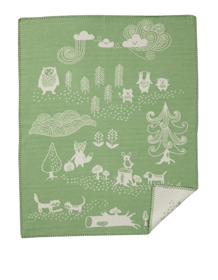 Little bear παιδική κουβέρτα - πράσινο - Klippan Yllefabrik