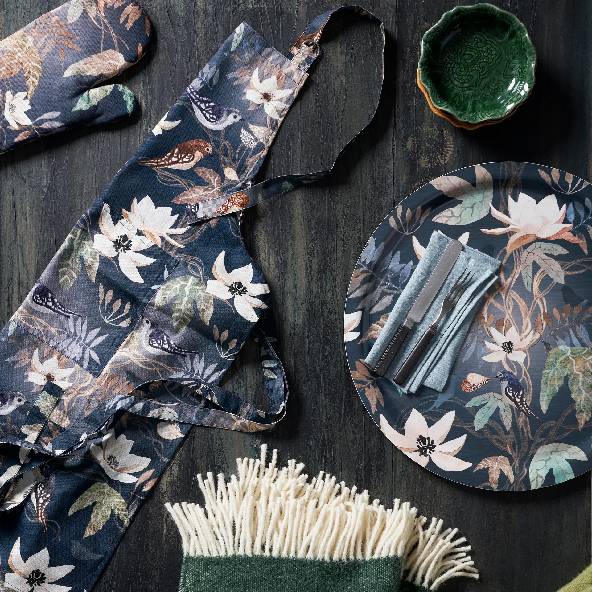 Moonlight ποδιά, Πολύχρωμο Klippan Yllefabrik