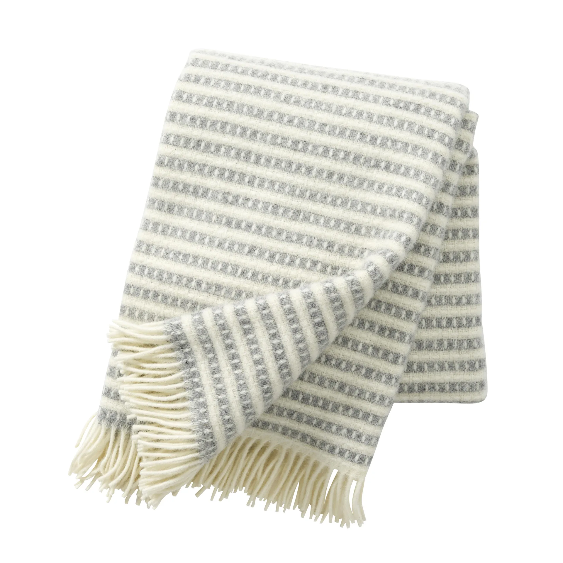 Olle μάλλινο ριχτάρι, ανοιχτό γκρι Klippan Yllefabrik