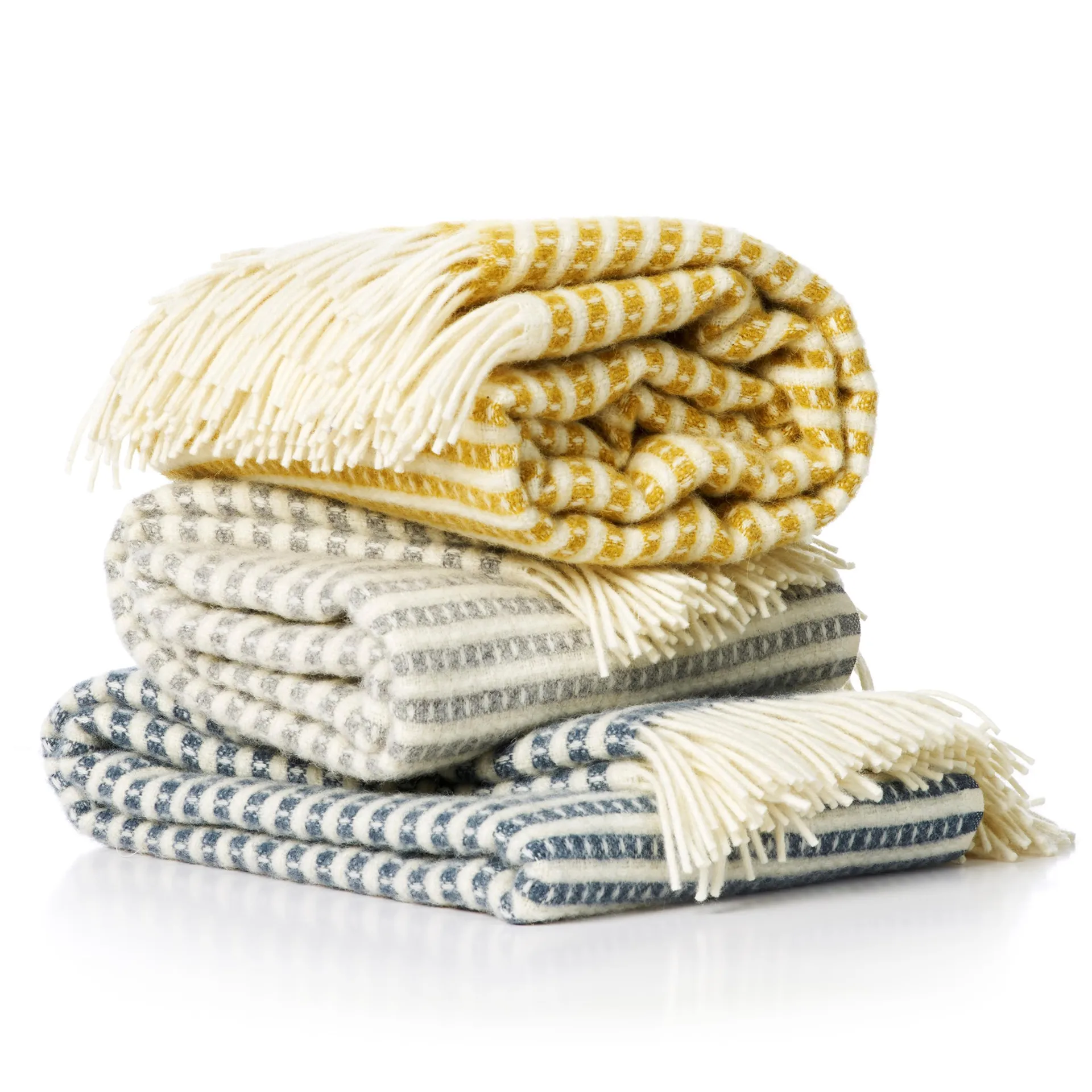 Olle μάλλινο ριχτάρι, ανοιχτό γκρι Klippan Yllefabrik