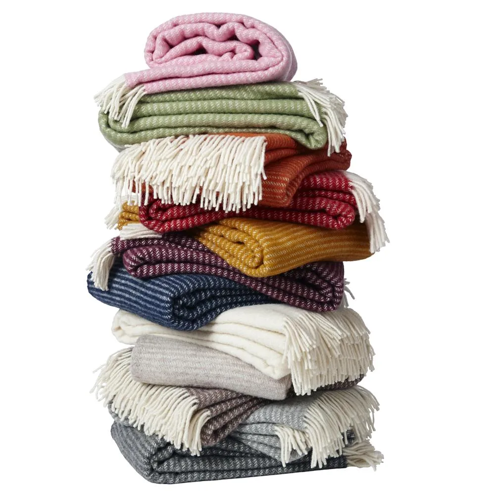 Ralph μάλλινο ριχτάρι, μπλε του ναυτικού Klippan Yllefabrik