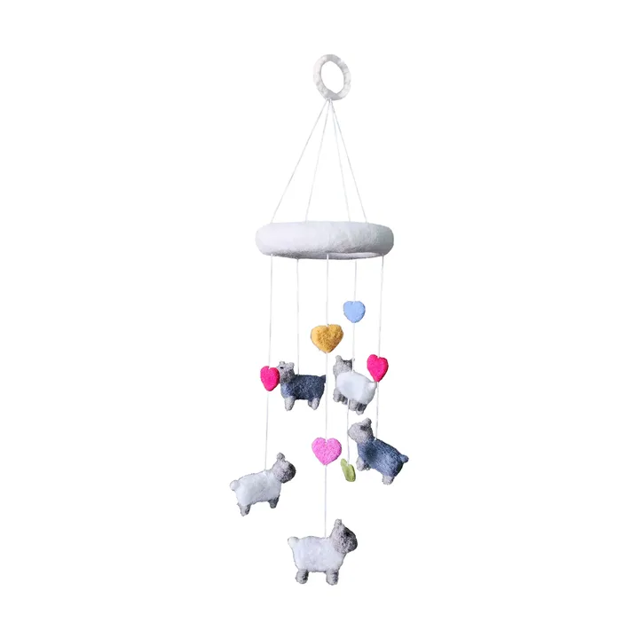 Sheep κινητό με σχέδιο πρόβατο - 15x50 εκ. - Klippan Yllefabrik