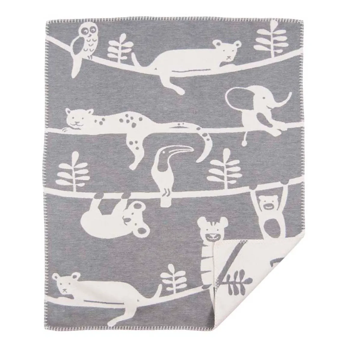 Siesta παιδική κουβέρτα, γκρι Klippan Yllefabrik