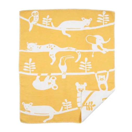 Siesta παιδική κουβέρτα, κίτρινο Klippan Yllefabrik