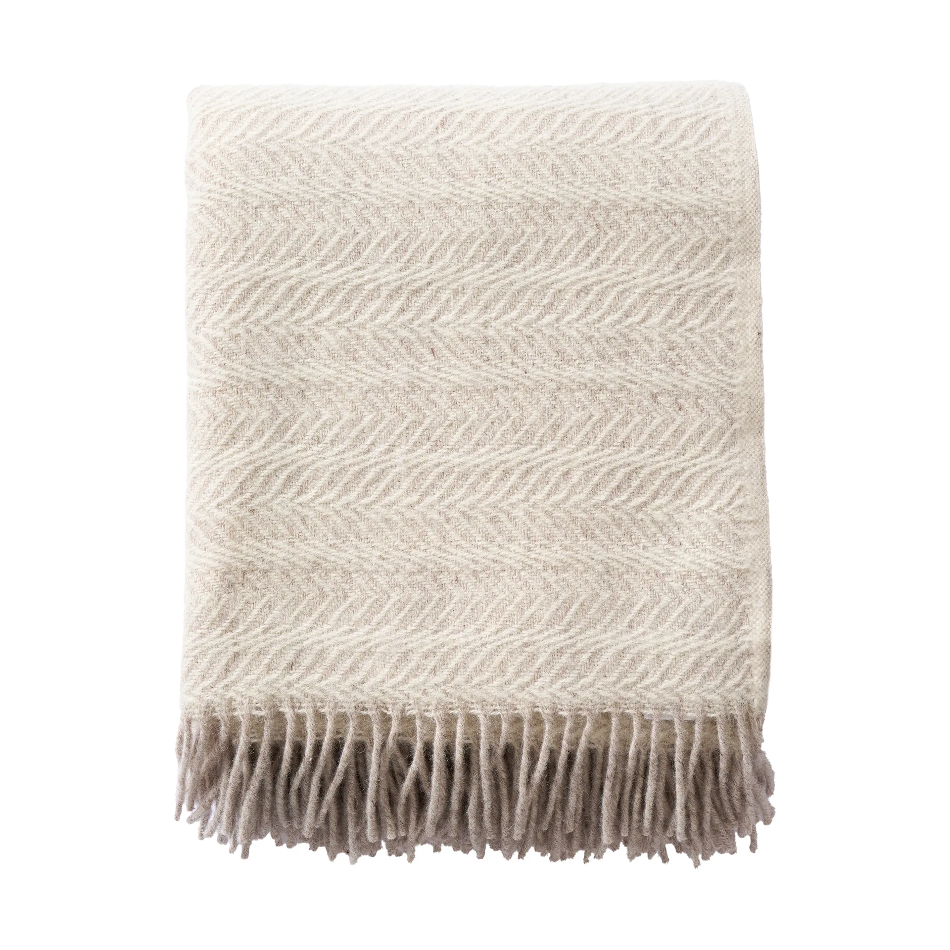 Skanör ριχτάρι 130x180 cm, Μπεζ Klippan Yllefabrik