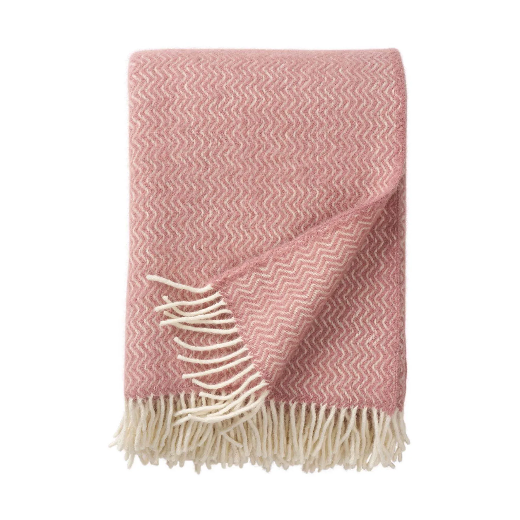 Sorbet κουβέρτα από μαλλί 130x200 εκ., Powder pink Klippan Yllefabrik