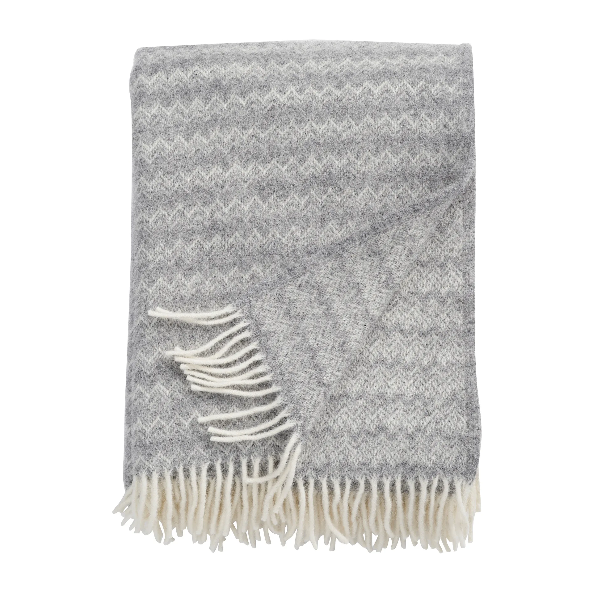 Summit μάλλινο ριχτάρι 130x200 cm, Πέτρα (γκρι) Klippan Yllefabrik