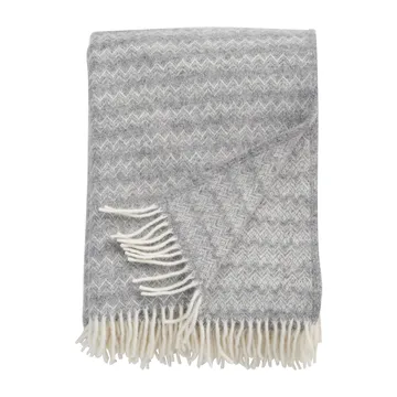 Summit μάλλινο ριχτάρι 130x200 cm - Πέτρα (γκρι) - Klippan Yllefabrik