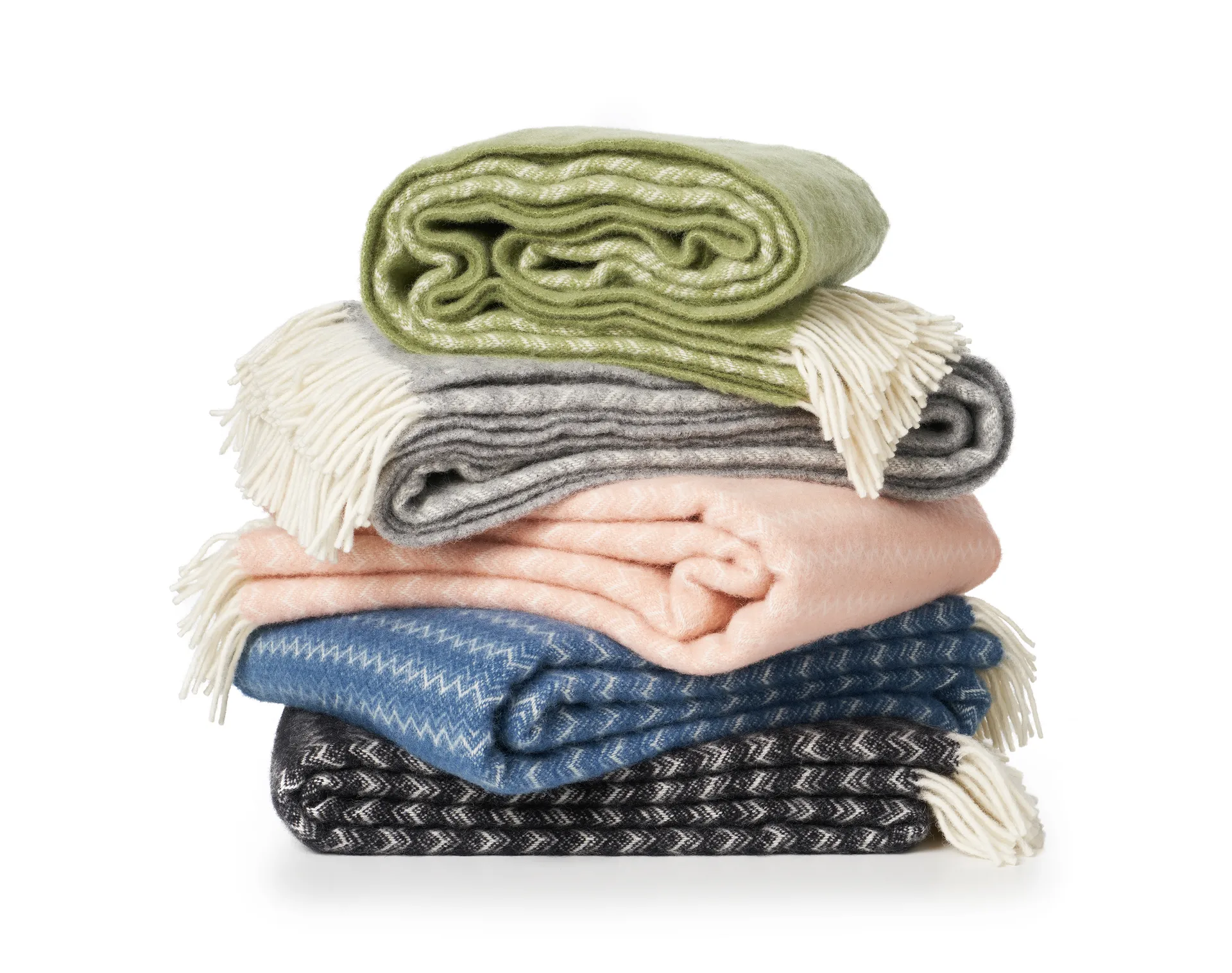 Summit μάλλινο ριχτάρι 130x200 cm, Πέτρα (γκρι) Klippan Yllefabrik