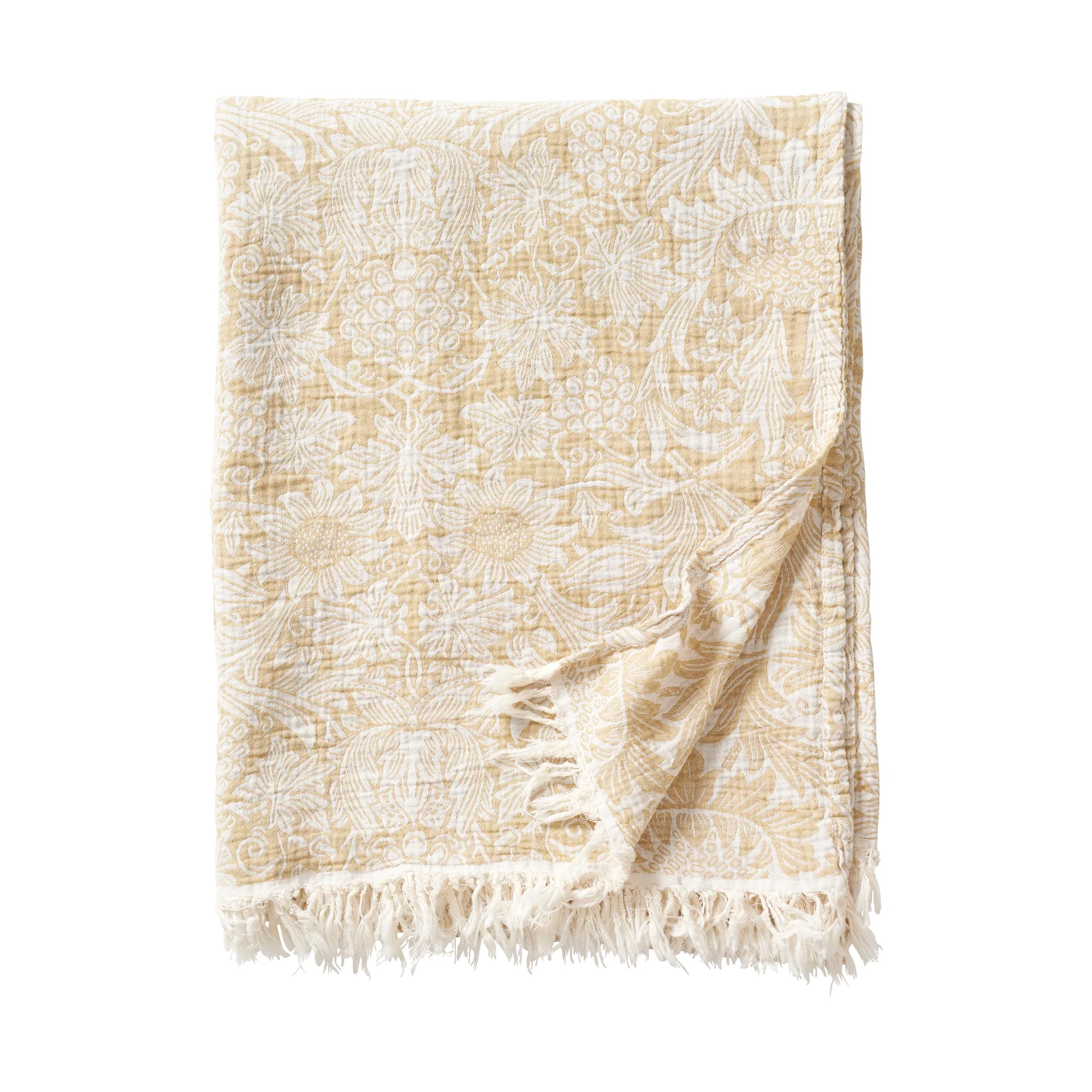 SunFlower βαμβακερό ριχτάρι 140x200 εκ, Golden Klippan Yllefabrik