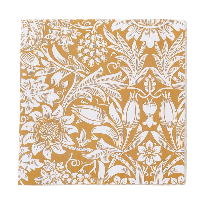 SunFlower χαρτοπετσέτα 33x33 εκ 20-pack - Golden - Klippan Yllefabrik