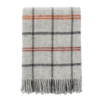 Tartan μάλλινο ριχτάρι 130x200 cm - Ανοιχτό γκρι - Klippan Yllefabrik