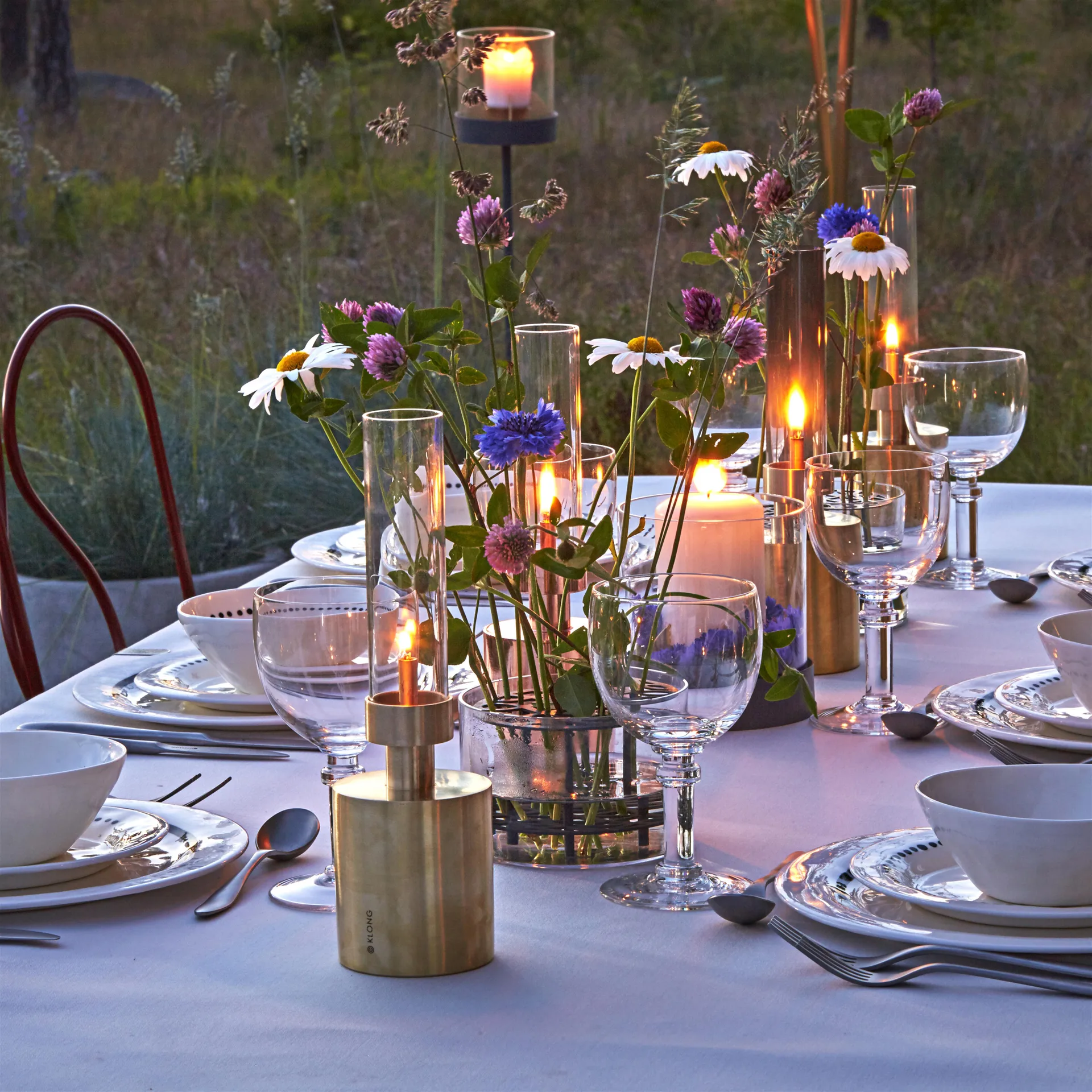 Äng βάζο, μικρό, μαύρο KLONG