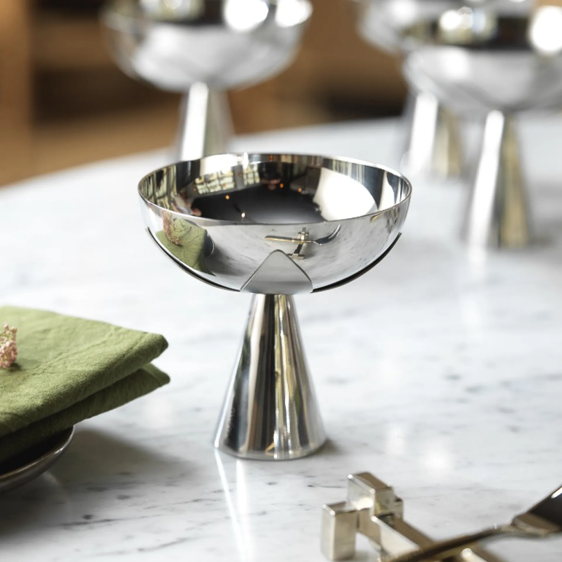 Πιάτο σερβιρίσματος Blad Ø11 cm, Ανοξείδωτο ατσάλι KLONG