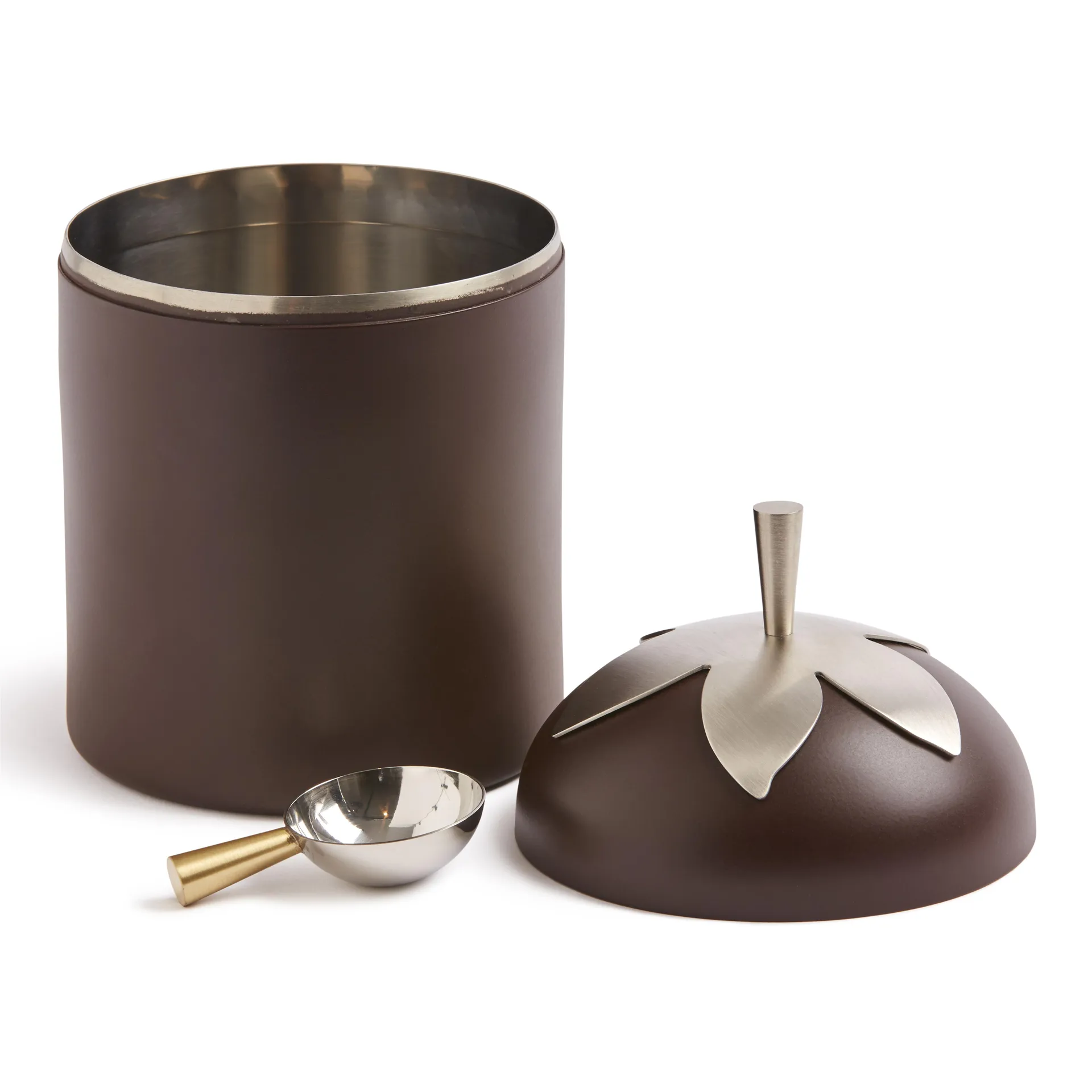 Blad βάζο μεγάλο, καφέ KLONG